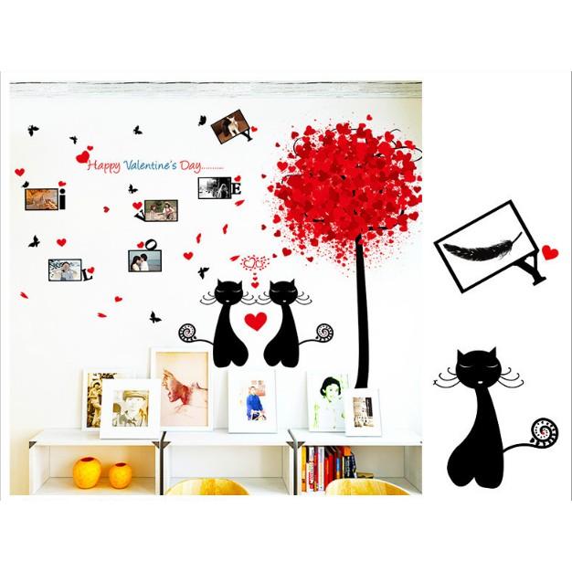 Decal trang trí Happy Valinetine Days A.H
