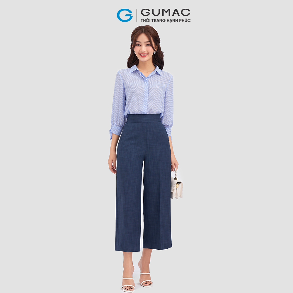 Quần ống rộng thời trang GUMAC QC11002