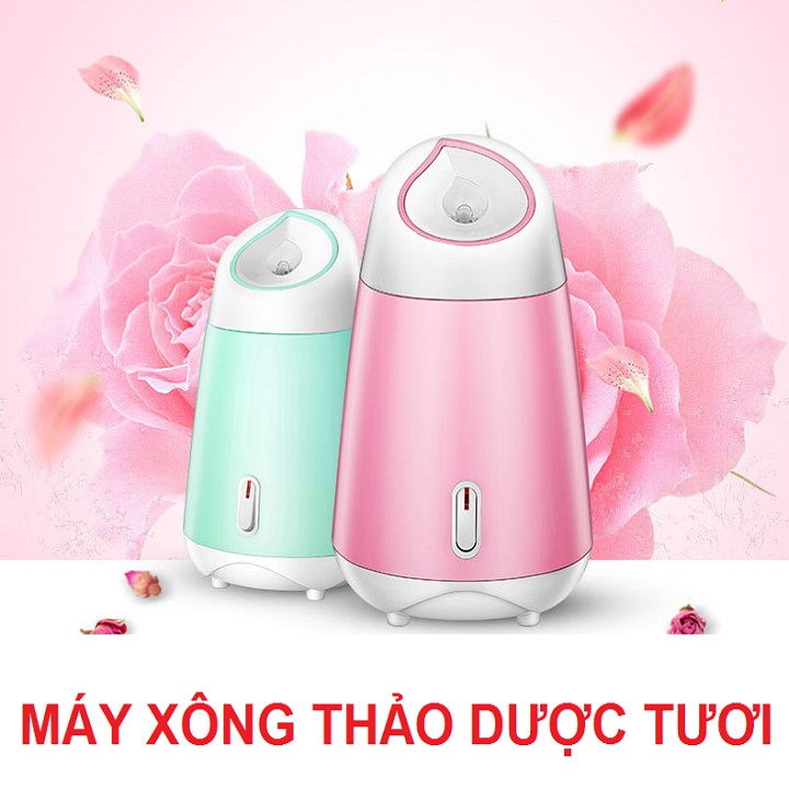 Máy Xông mặt mũi họng từ Sả chanh, Thảo dược, Hoa quả Tươi Tự Động 2in1- làm đẹp tăng sức đề kháng - giao màu ngẫu nhiên