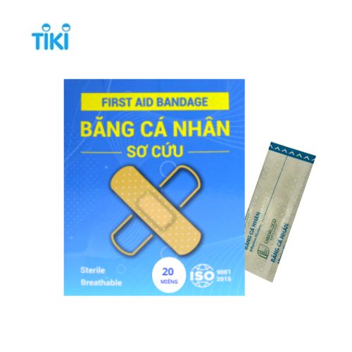 BĂNG KEO CÁ NHÂN Y TẾ SƠ CỨU HỘP 20 MIẾNG