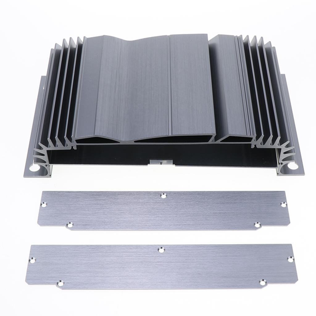250x140x53mm Aluminum PCB instrument Box Enclosure DIY Electronic Case NEW
