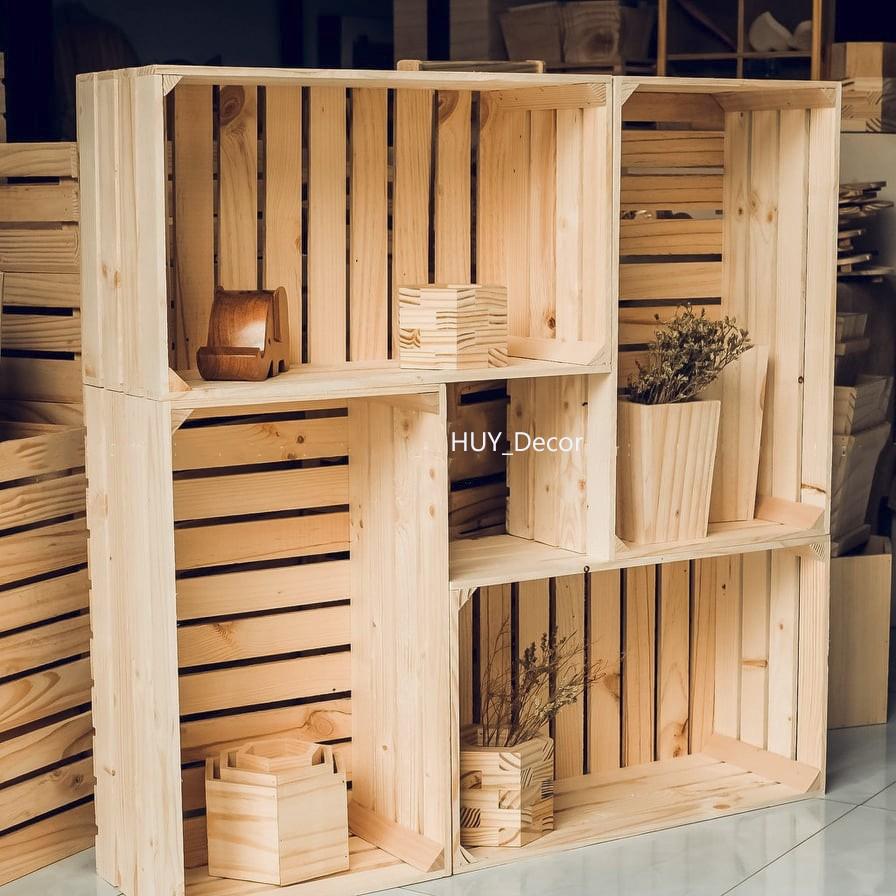 Két gỗ pallet chữ nhật 20x30x50 cm