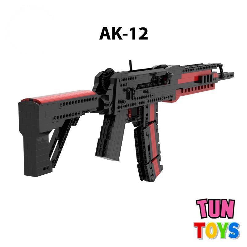 Đồ Chơi Lắp Ráp Trí Tuệ Mô Hình CSGO AK-12 MOC , 700+ Mảnh Ghép - Bản Thiết Kế Chuẩn 1:1 Của Kevin183