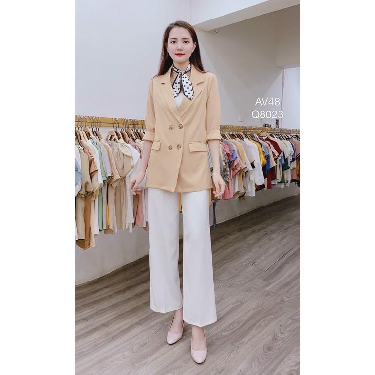 Áo blazer️ ️ áo vest nữ phong cách Hàn Quốc trẻ trung năng động, mặc được trong mọi thời tiết