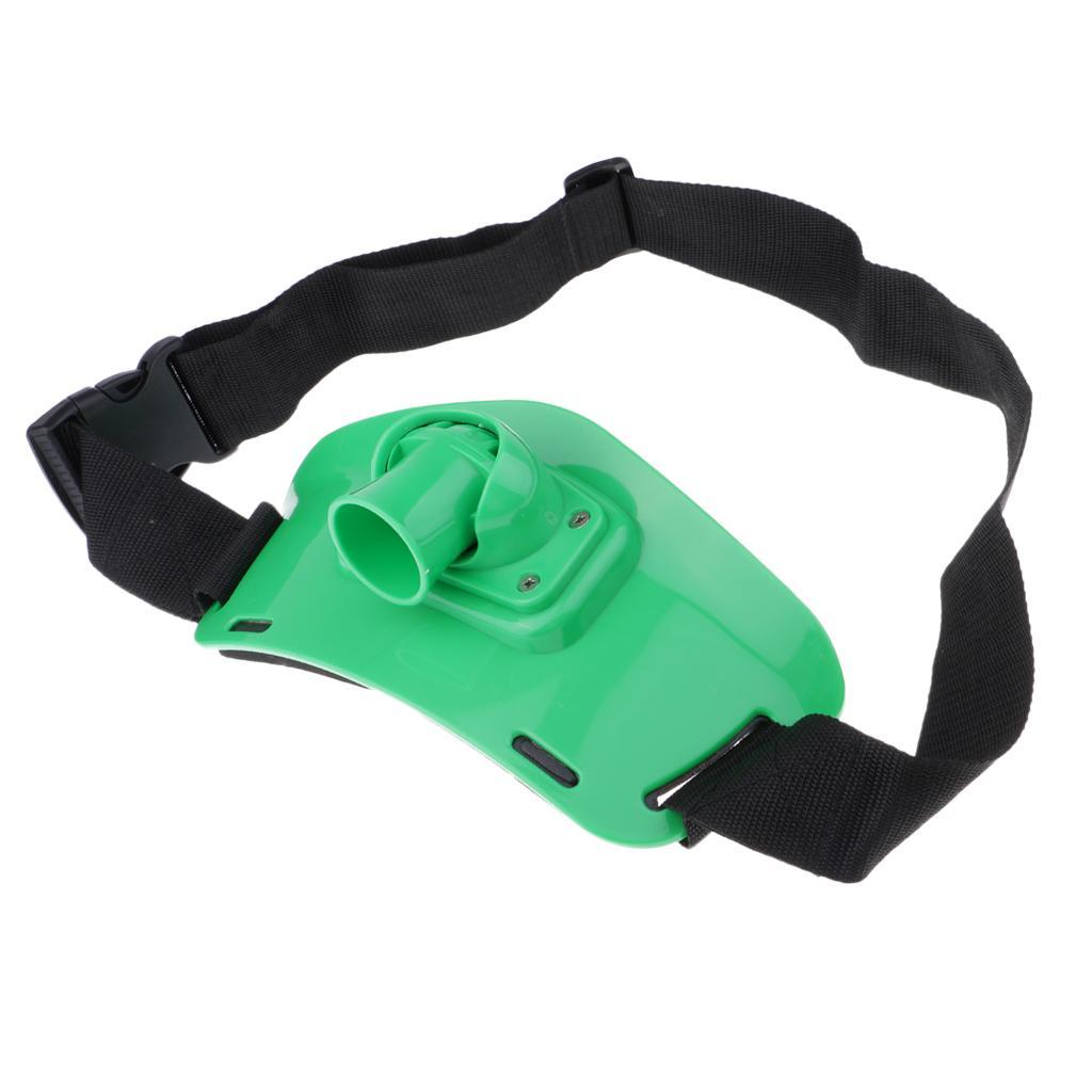 Waist Support Stand-up Fighting Belt Fishing Harness Rod Rack Green