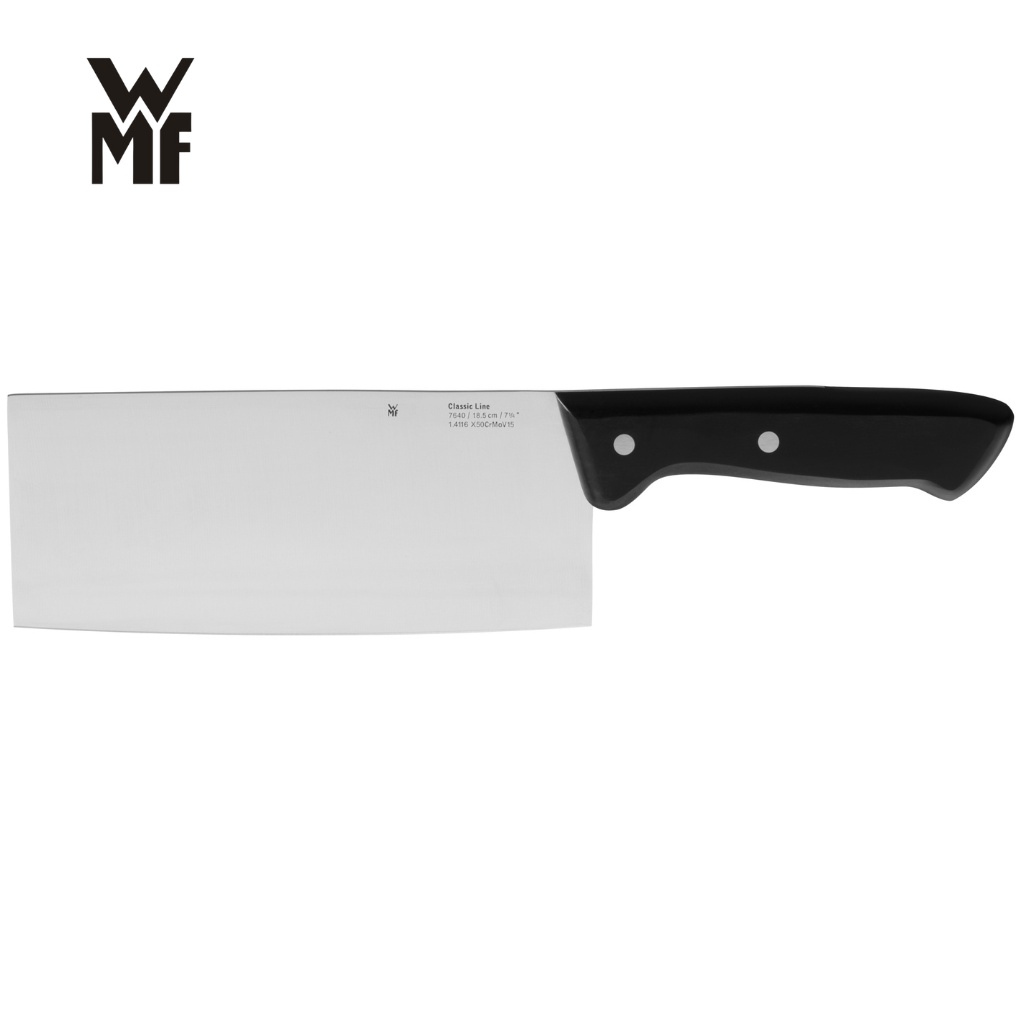 Dao WMF Classic Line Chinese Chef Knife 18,5 cm, Lưỡi Làm Bằng Thép Không Gỉ, Sắc Bén - 1876406030