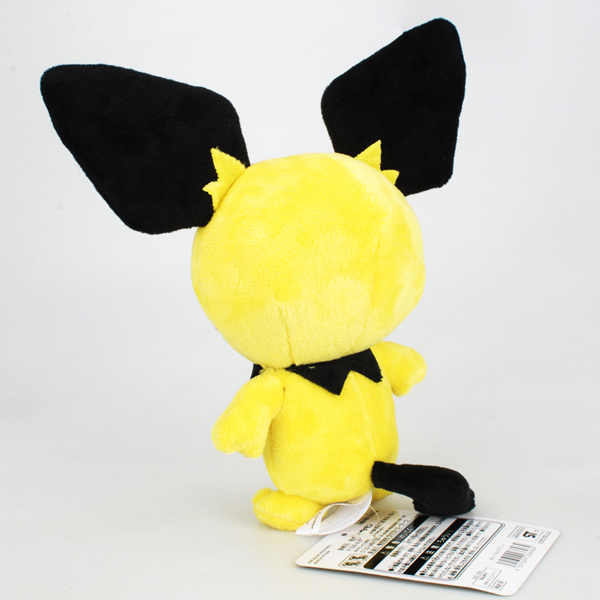 Gấu Bông Pokemon Pichu (35 Cm) Gb09 (Màu Vàng Phối Đen) (Tặng 1 Đèn Led 8 Bóng Siêu Sáng Cắm Cổng Usb)