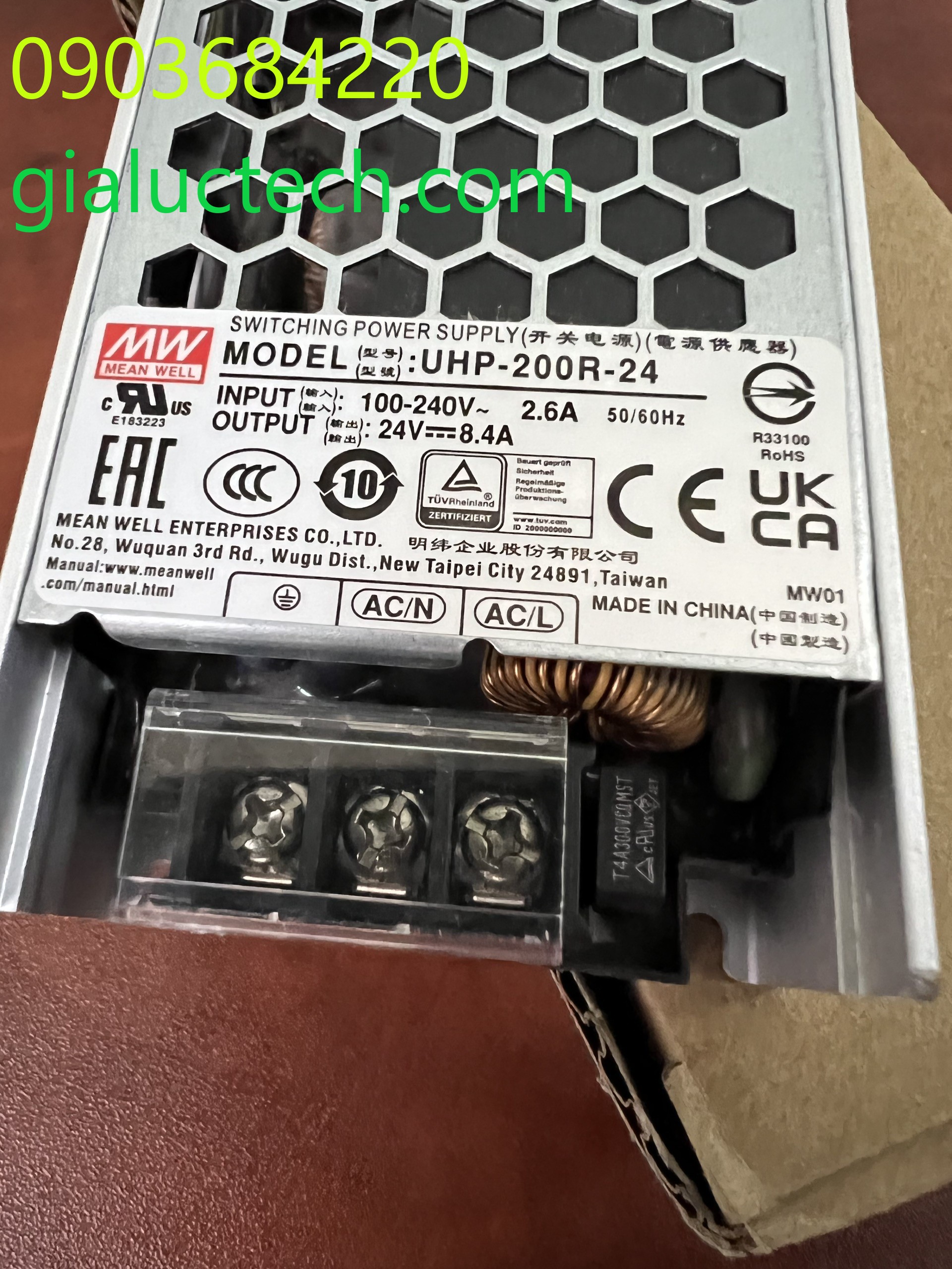 Nguồn meanwell UHP-200-24 Hàng nhập khẩu
