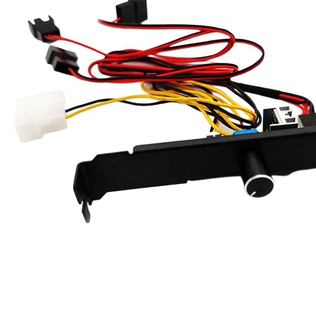 Bộ Điều Khiển Tốc Độ Quạt Máy Tính 3 8 Chiều Shiwaki1 12v 4pin 3pin