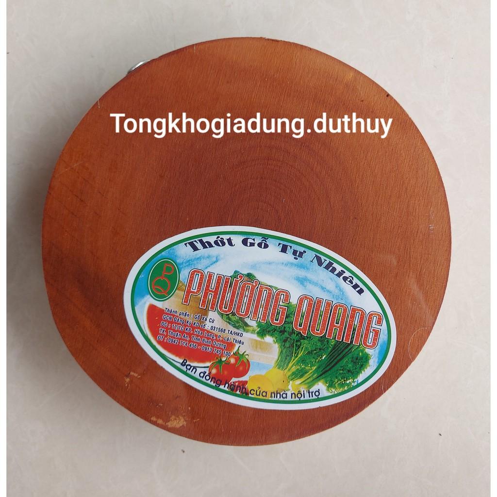 Thớt gỗ tự nhiên, hình tròn
