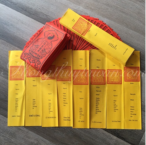 SỚ cúng trên 25 loại sớ-chữ quốc ngữgồm Vỏ