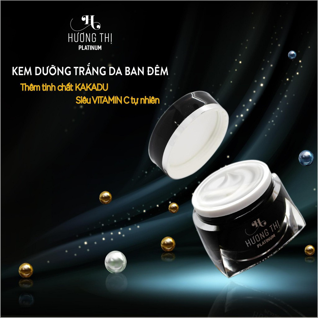 Combo 02 Kem Dưỡng Trắng Da Ban Đêm Hương Thị 50g + Tặng 01 Serum Dưỡng Da 15 ml