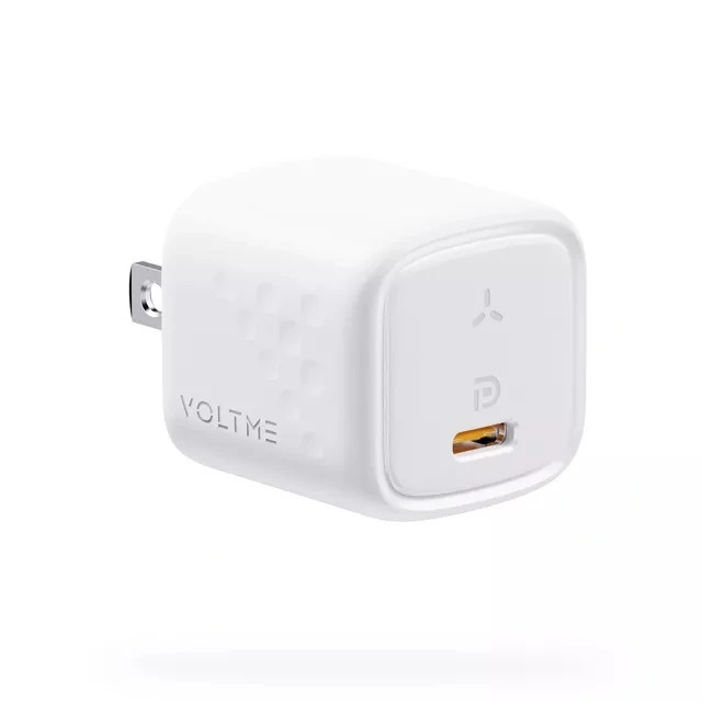 Combo Kết Hợp Cốc Sạc Nhanh Voltme Revo 30 và Cáp Sạc Dynamic Series Type-C to Type-C (30W, màu trắng) (Hàng chính hãng)