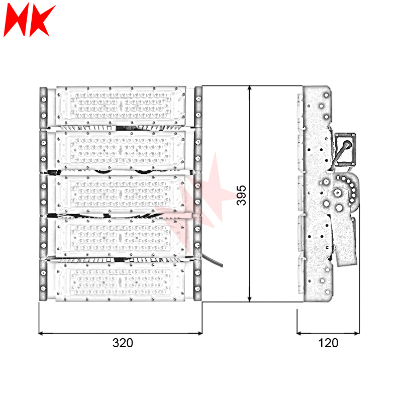 HKLED - Đèn pha LED Module OEM Philips 250W - DPMPL250