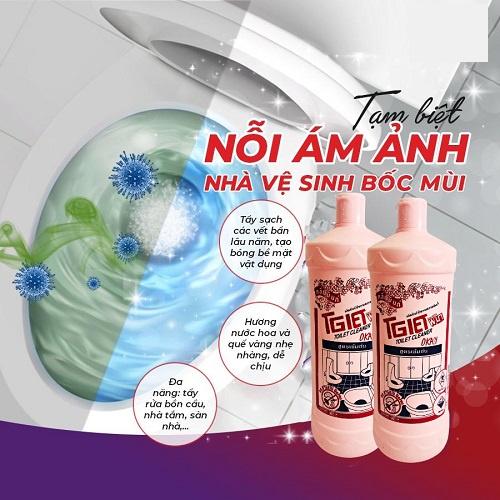 Nước Tẩy Nhà Tắm, Tolet OKAY Thái Lan 950ml