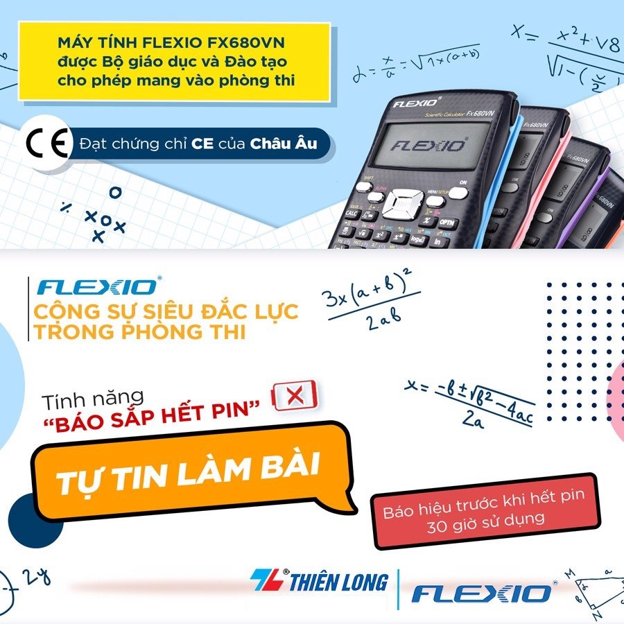 Máy tính khoa học Flexio FX680VN