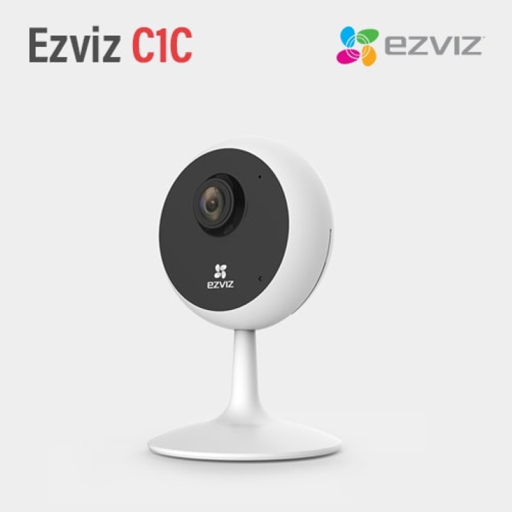 Camera Giám Sát IP Siêu Nhỏ Gọn EZVIZ Mini C1C 2MP Full HD 1080P (CS-C1C-1D2WFR) - Thẻ nhớ NETAC 64GB - Hàng Chính Hãng