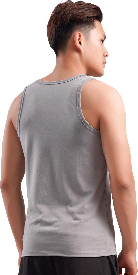 Áo TankTop Nam Cao Cấp Aristino ATT010S8 - Xám Sáng