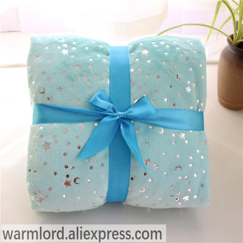 2 Lớp Lấp Lánh Ngôi Sao Vàng Bộ Chăn Ra Gối, Đáng Yêu Sáng Xanh Dương Hồng Đầy Sao Cho Bé Chần Gòn, trẻ Em Cổ Tích Nôi Bộ Drap Giường, Trẻ Em Quà Tặng