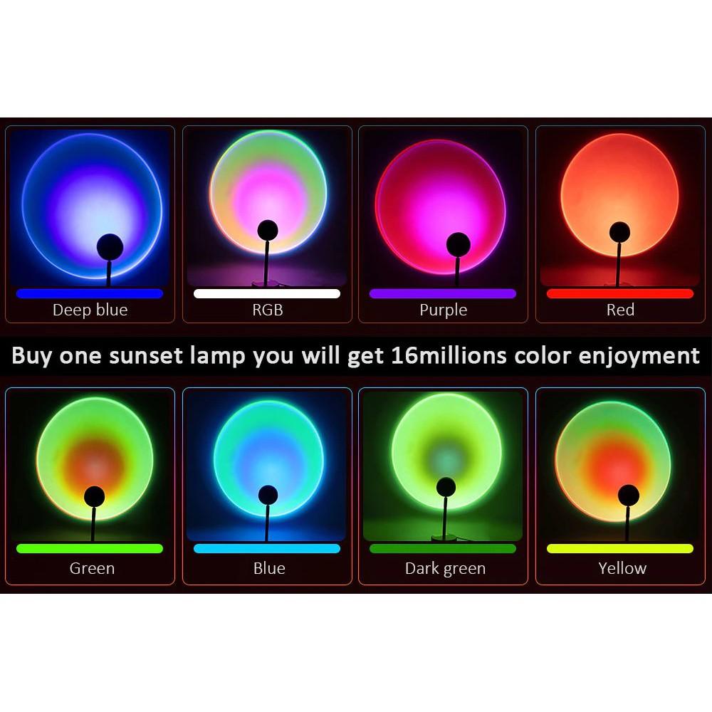 Đèn Sunset L11 điều khiển bằng app tzumiLED trên smartphone -Có tới 16 triệu màu, nhiều chế độ nháy theo nhạc hot tiktok