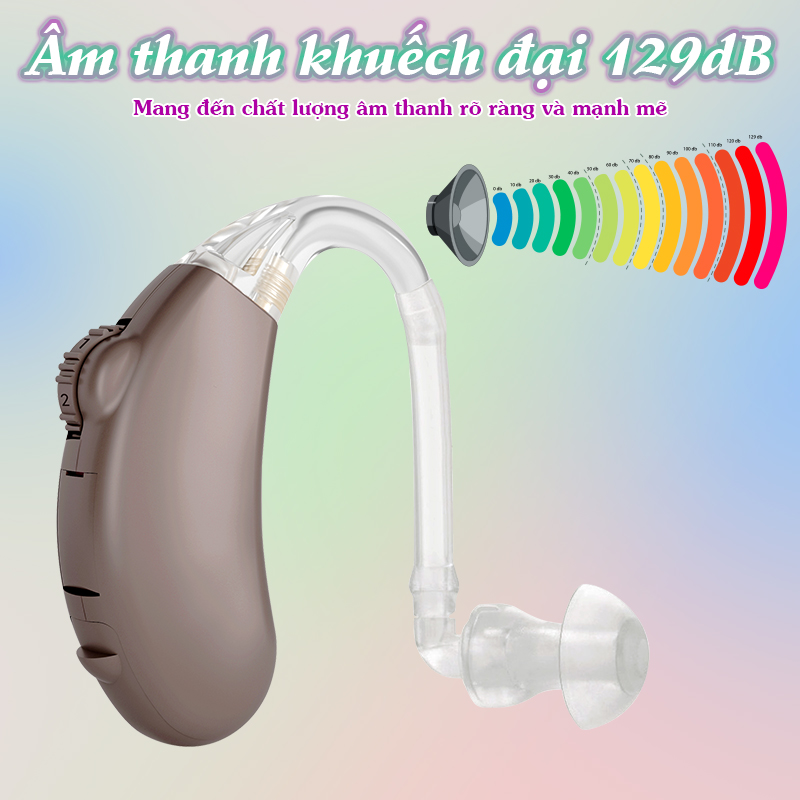 Máy trợ thính có bộ lọc tiếng ồn Axon V-263P - Kèm hộp đựng máy