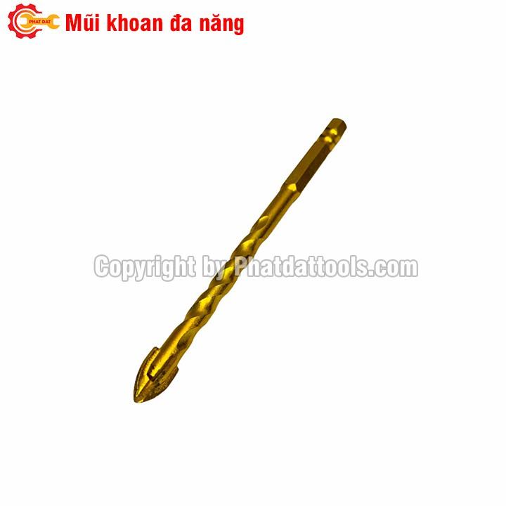 Mũi khoan đa năng 4 cạnh chuôi lục giác-Khoan kính, thủy tinh,khoan gạch men, gạch đá hoa cương-Lắp vừa tất cả các dòng