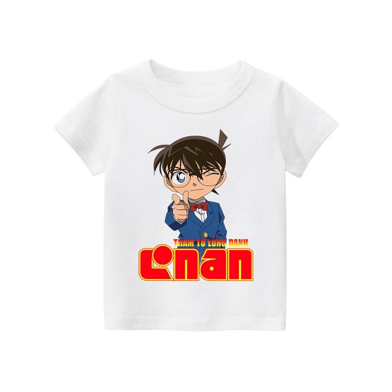 Áo thun trẻ em CONAN , 8 màu áo, đầy đủ size có big size, MÀU KHÁC NHẮN TIN SHOP