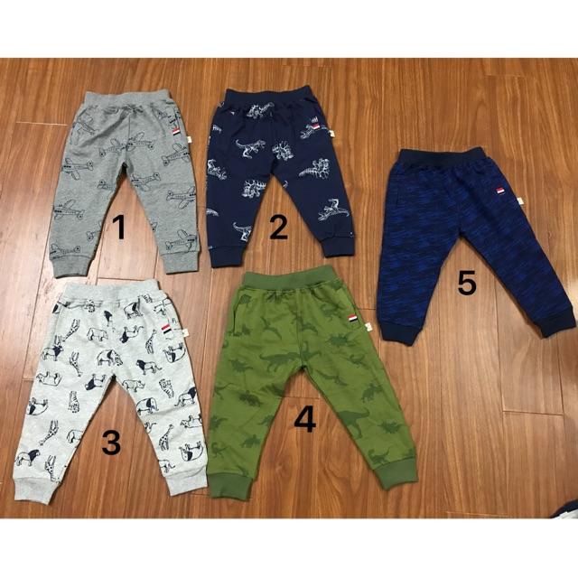 Quần nỉ da cá bé trai size 1-10