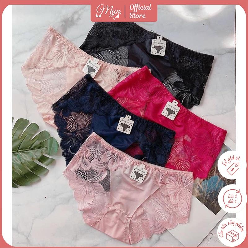 QUẦN SU LỤA REN HOA SEXY MẪU MỚI Q2162