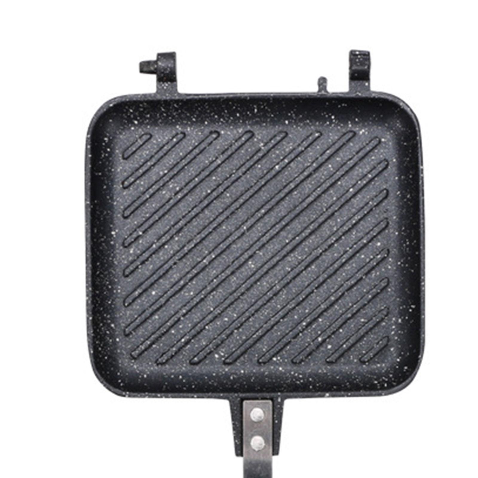 Gas Double-Side Sandwich Maker Bread Toast Machine Barbecue Mold Frying Pan