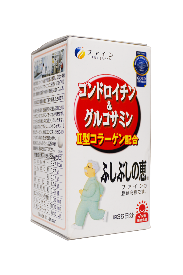 Viên Uống Hỗ Trợ Xương Khớp Glucosamine và Chondroitin Fine Japan - Nhật Bản