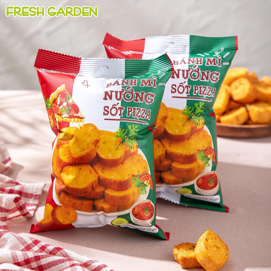 Snack Bánh Mì Nướng Bơ Tỏi FRESH GARDEN Qùa Tặng Loại Đặc Biệt Hương Vị Ngon Tuyệt Gói 52g