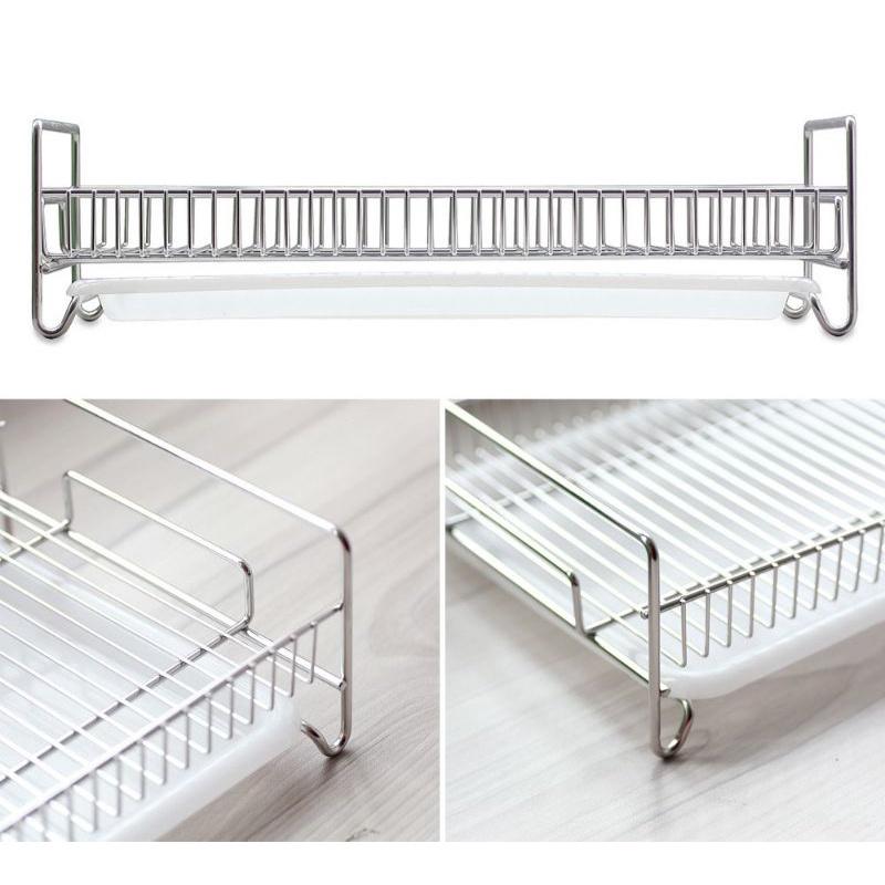 Kệ úp cốc kệ đựng hoa quả có khay hứng nước INOX304