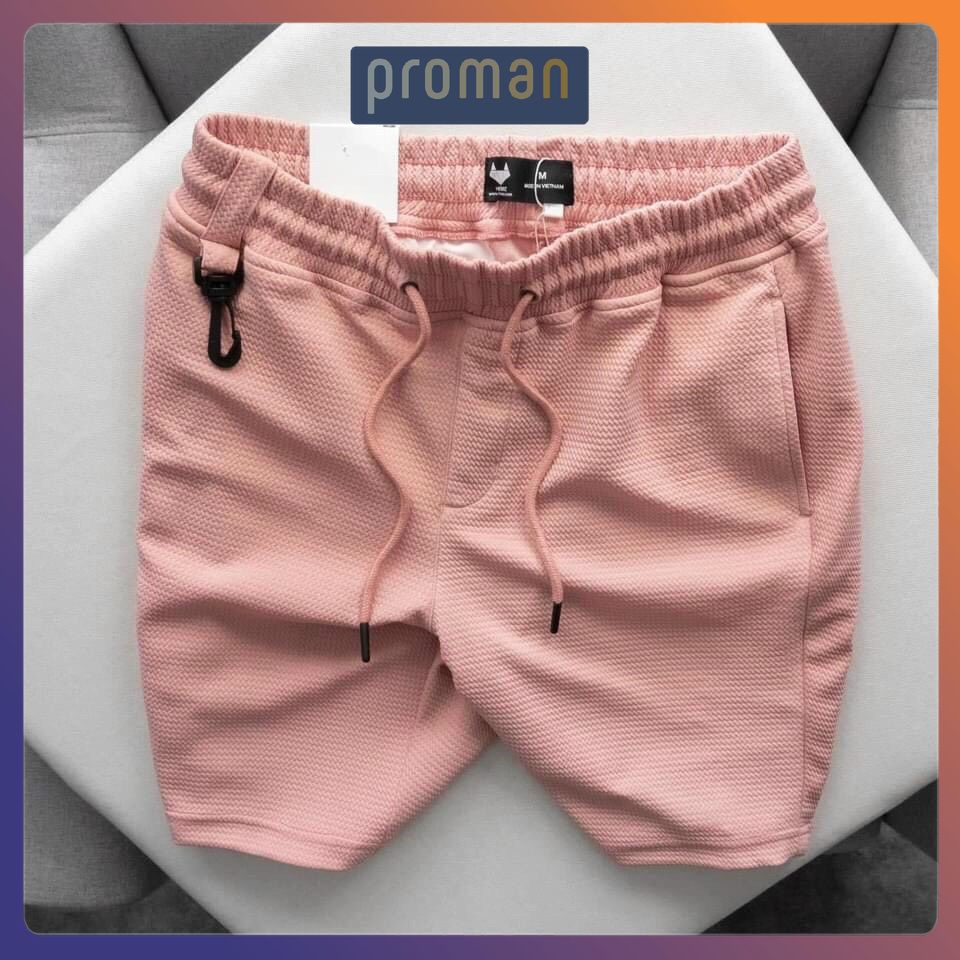 Quần Đùi Nam Thể Thao mặc nhà quần short thể thao nam vải Xốp Thái thun mềm mịn, thấm hút mồ hôi tốt - PROMAN