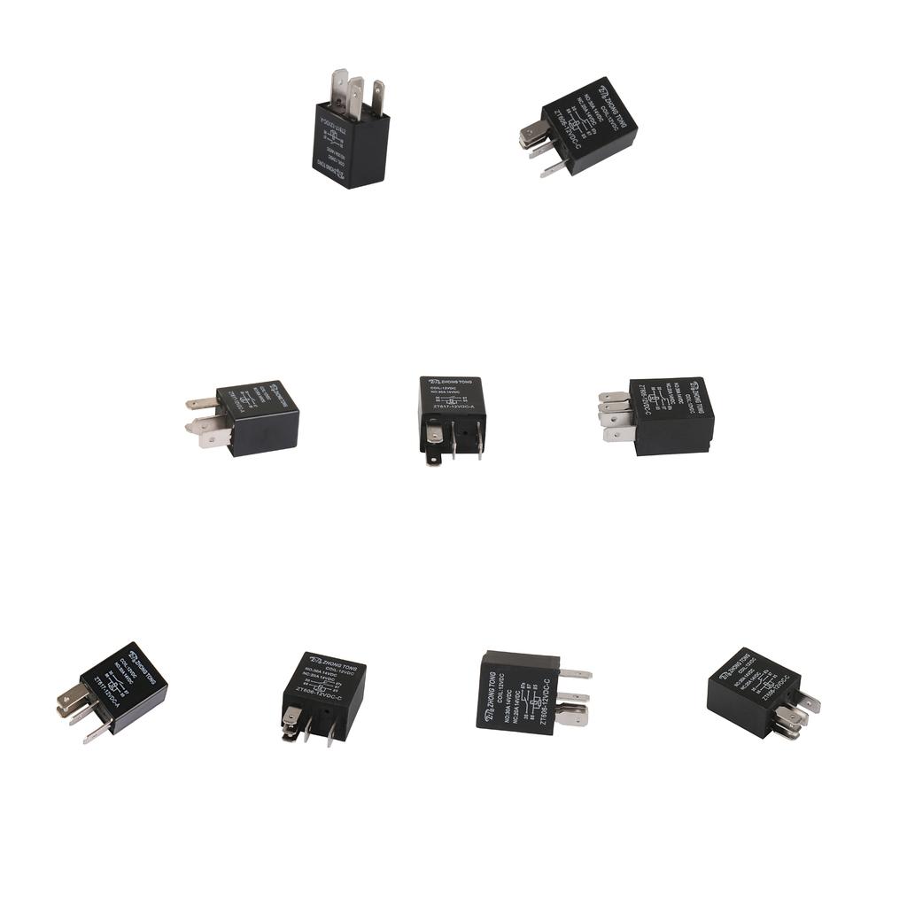 10x Car Truck Auto Automotive DC 12V 20A/30A AMP SPDT Relay Relays 4P