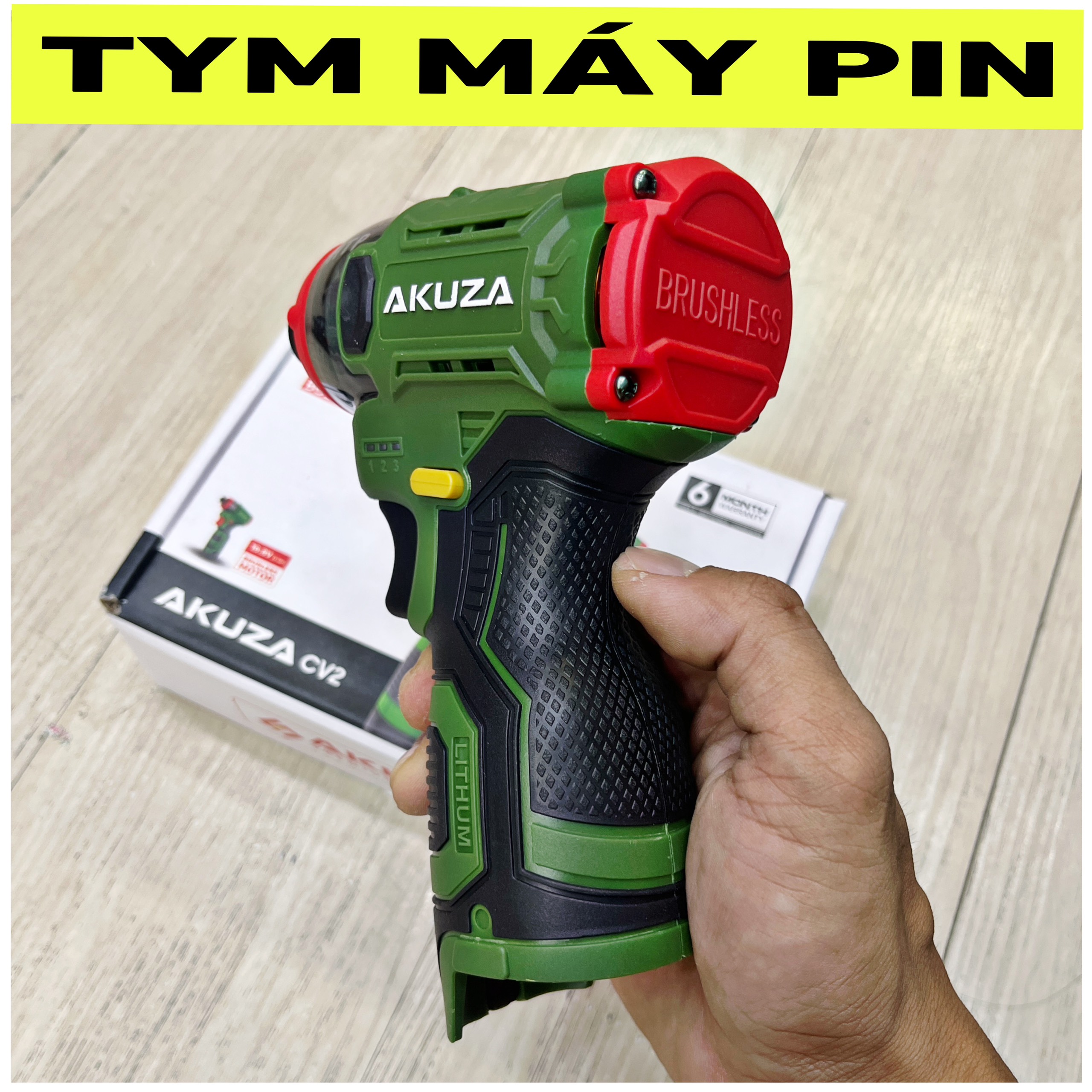 Thân máy bắn vít búa pin 16.8V Akuza CV2 ( CHƯA PIN SẠC ) - tym máy pin 