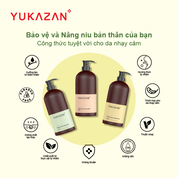 Sữa Tắm Cấp Ẩm Yukazan Hương Nước Hoa English Pear &amp; Freesia 230ml