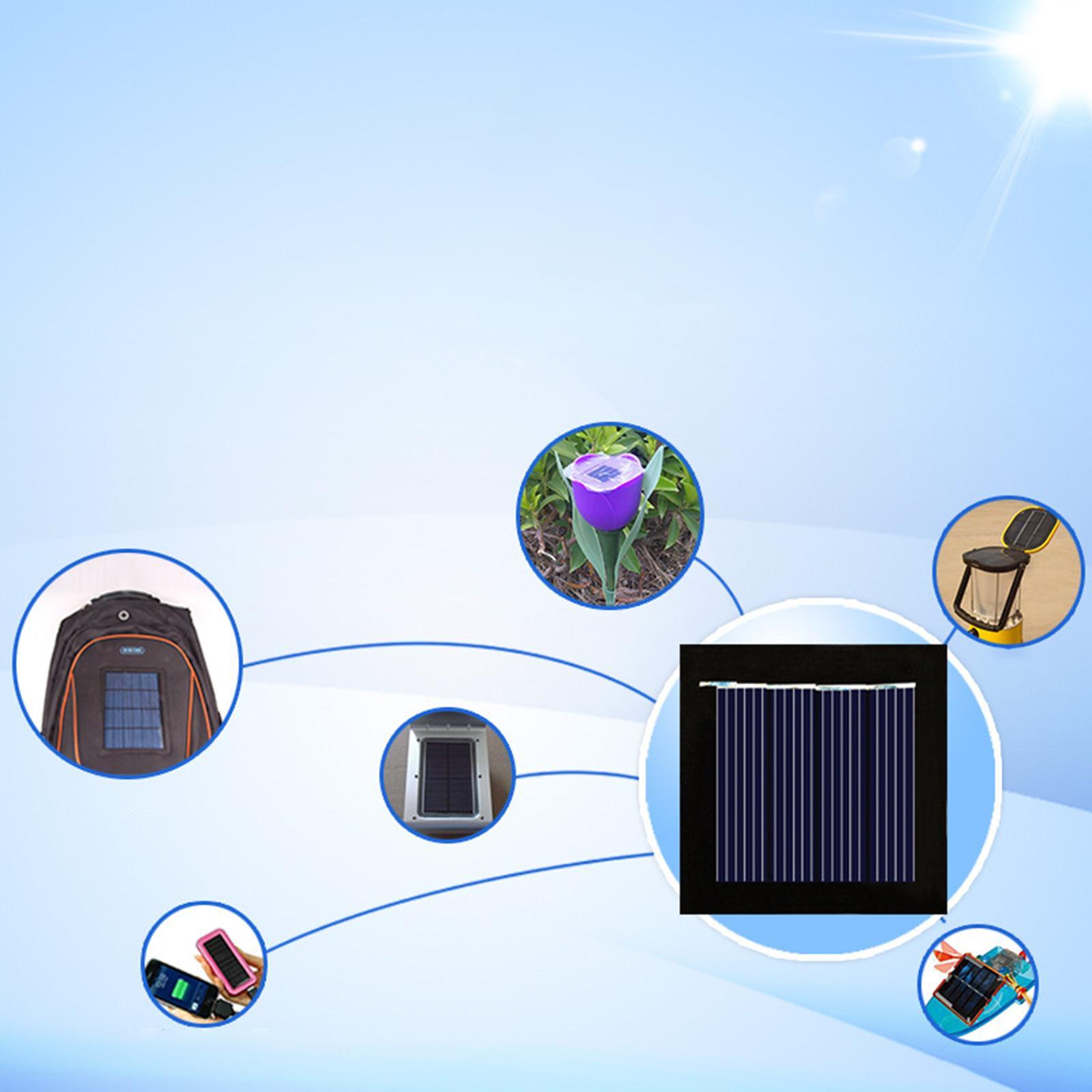 Solar Cell Panel with 15cm Line Educational Science Encapsulated for Girls