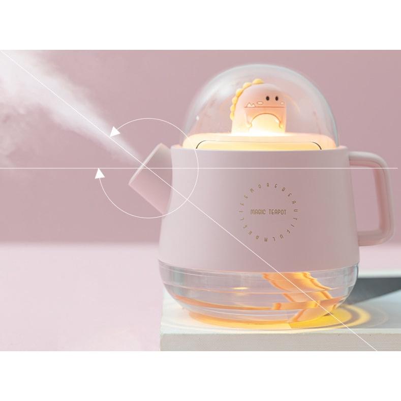 Máy xông tinh dầu hình ấm trà dễ thương Humidifier