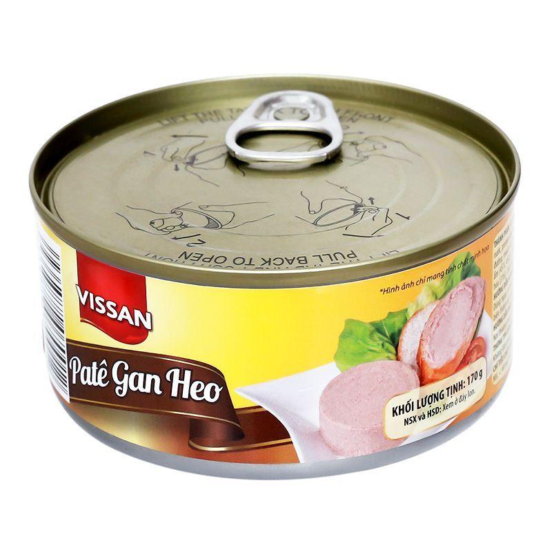 Pate gan heo VISSAN 170g hộp – 8934572040015