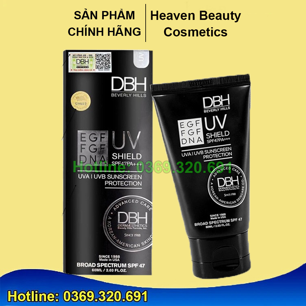 Kem Chống Nắng DBH EGF UV Shield SPF50 PA+++ 60ml