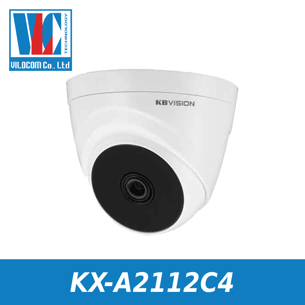 Camera Dome 4 in 1 hồng ngoại 2.0 Megapixel KBVISION KX-A2112C4 - Hàng Chính Hãng