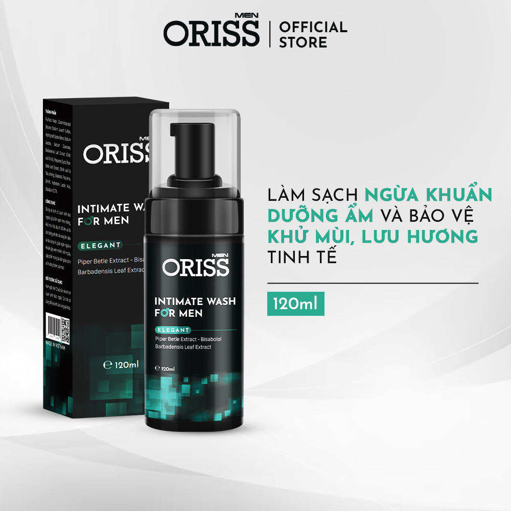 Bọt Vệ Sinh Nam Dung Dịch Vệ Sinh Nam Oriss Men Mùi Nam Tính Lưu Hương An Toàn Dịu Nhẹ Không Gây Khô Rát Kích Ứng Cho Da