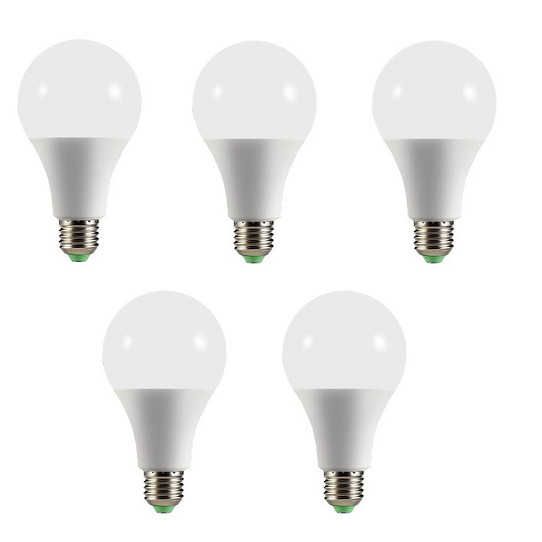 Bộ 5 bóng đèn led búp 15w siêu sáng hàng chính hãng.