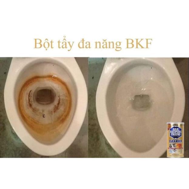 Bột làm sạch - bar keepers friend - ̀ ̣ vách kính, vòi nước, men sứ trắng, bếp từ, xoong nồi,.....