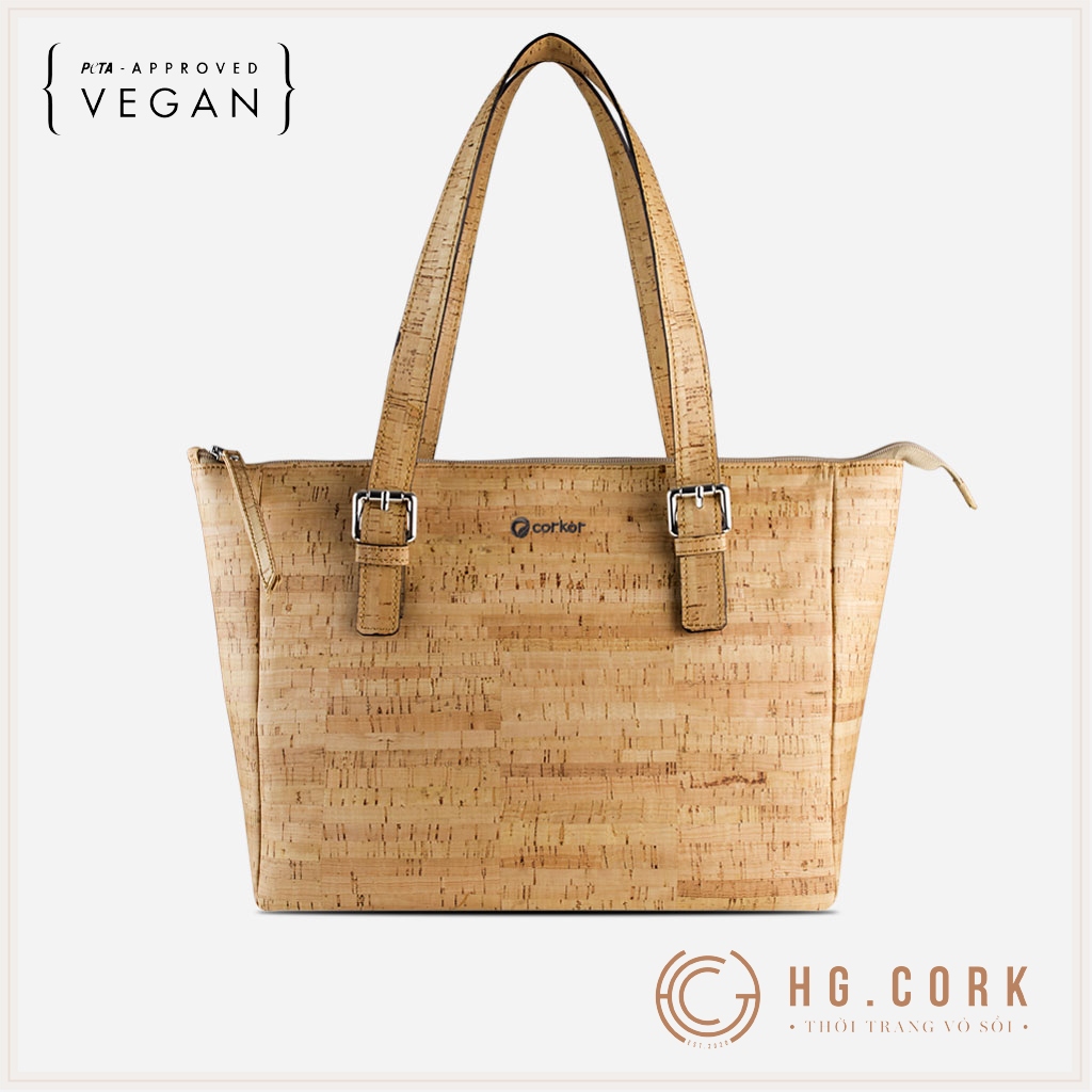 Túi Đeo Vai Nữ Satchel - HGcork Corkor CK149 - Da Cork Thực Vật Cao Cấp - Hàng Chính Hãng, Sản Xuất Tại Bồ Đào Nha