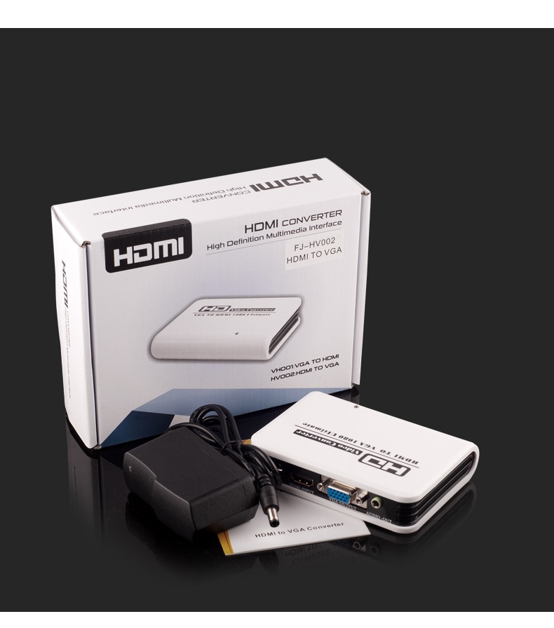 ROGTZ Bộ Chuyển Đổi Tín Hiệu HDMI Sang VGA Có Hỗ Trợ Audio - Hàng Nhập Khẩu