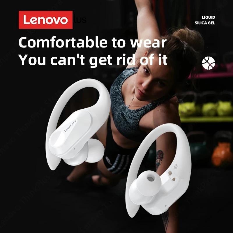 Tai nghe LENOVO LP75 không dây bluetooth 5.3 âm thanh âm lập thể HD giảm ồn chống nước 400mah-Hàng chính hãng