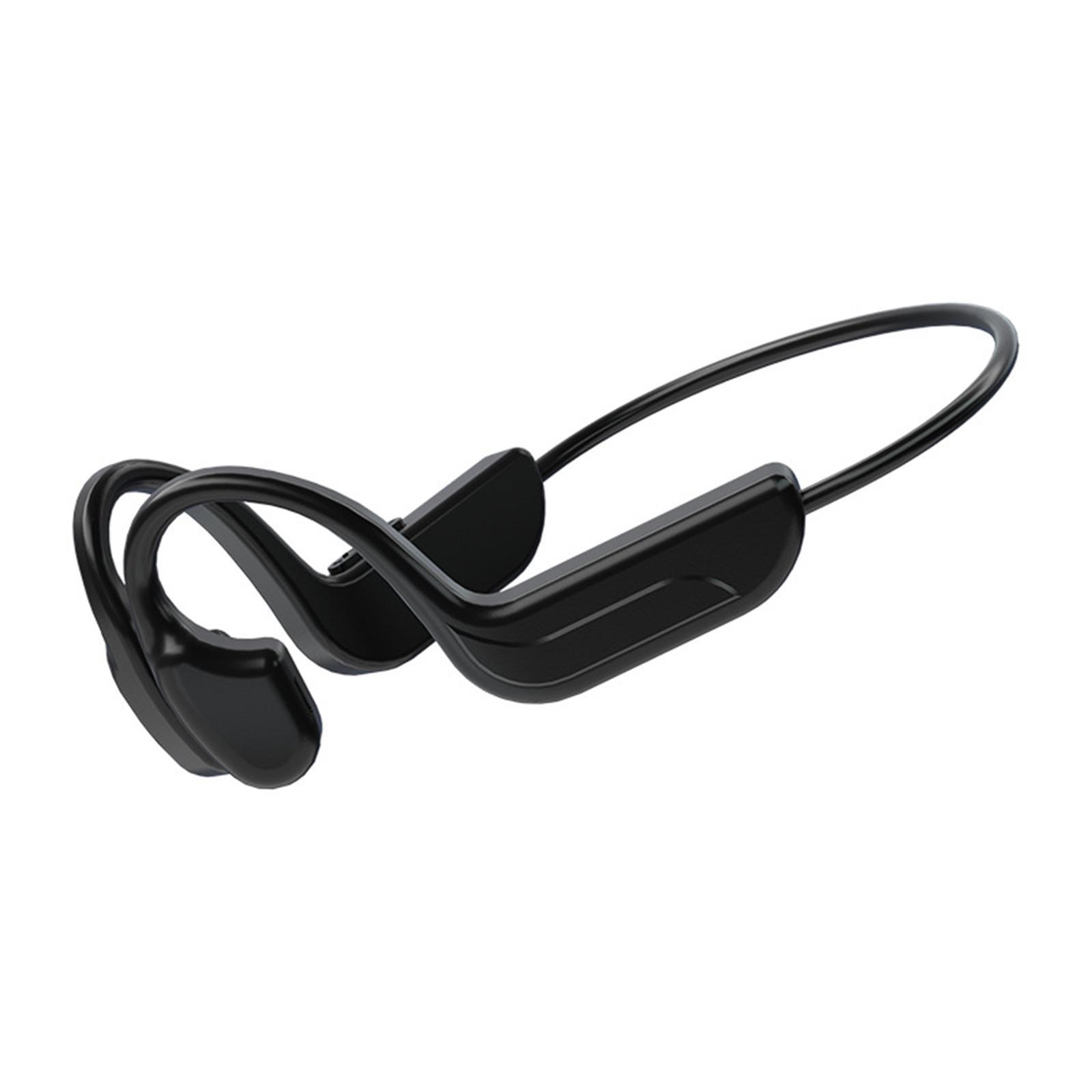 2Pcs Bone Conduction Headphones Bluetooth 5.0 W/ Noise Cancelling Mic Headset for Hiking Workout