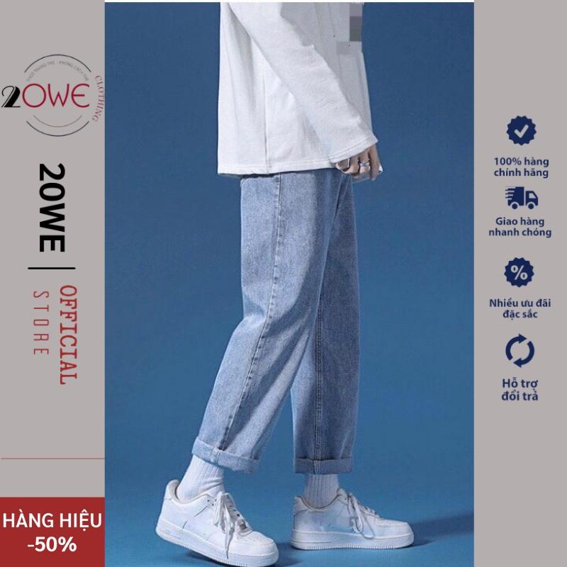 Quần jean nam Baggy phom suông, rộng TR01 hottrend hàn quốc 2021